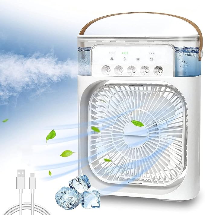 Portable-Ac-Mini-Cooler-Fan-for-Room-Cooling-Rechargeable-Fan-Portable-Ac-for-Home-Portable-Air-Conditioners-Water-Cooler-Mini-Ac-for-Room-Cooling-Mini-Humidifier-Purifier-Heavy-Flat-Squeeze